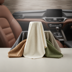 Color Coded Microfiber Car Cleaning Towel Set