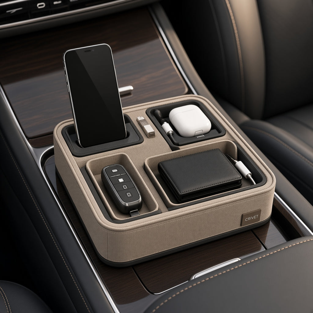 Car Console Organizer Tray