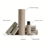 Car Care Cleaning Kit with Storage Bottle